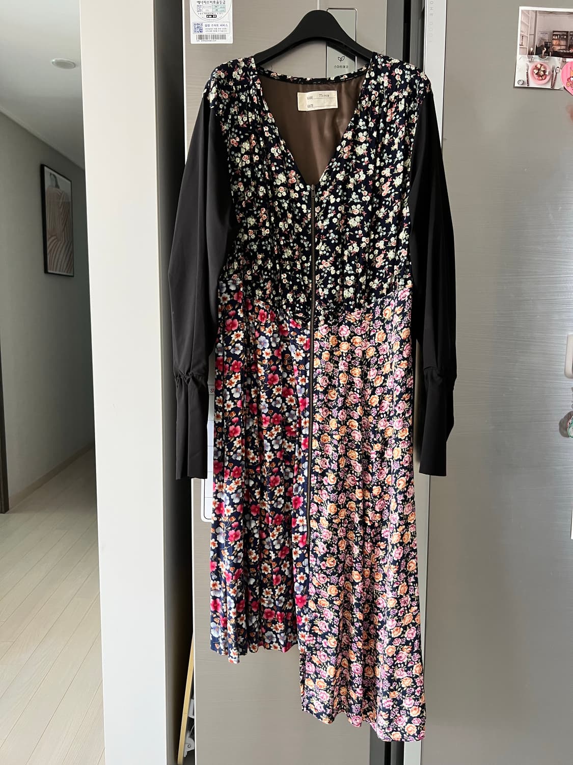 77crca꽃무늬 롱 원피스  상품이미지1