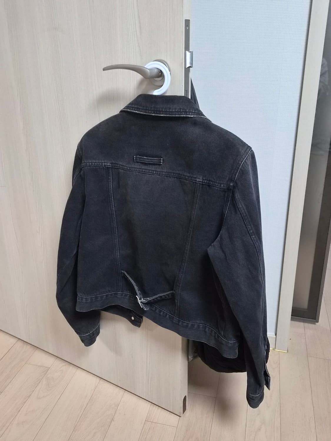 마뗑킴 블랙 데님 자켓 청자켓  상품이미지5