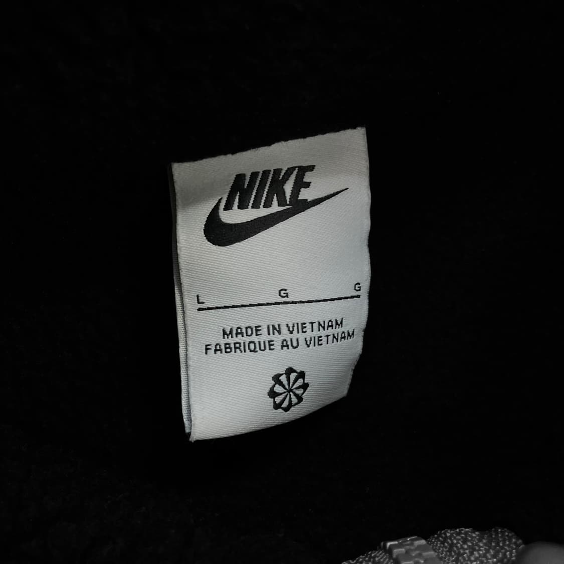 나이키 피그먼트 블랙 빅 포켓 후리스 자켓 상품이미지3