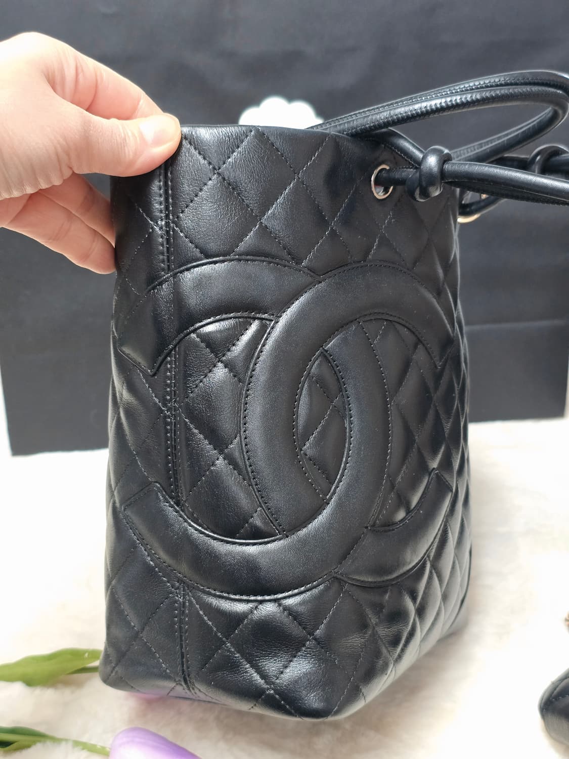 샤넬깜봉숄더백 + 샤넬깜봉반지갑 정품 상품이미지5