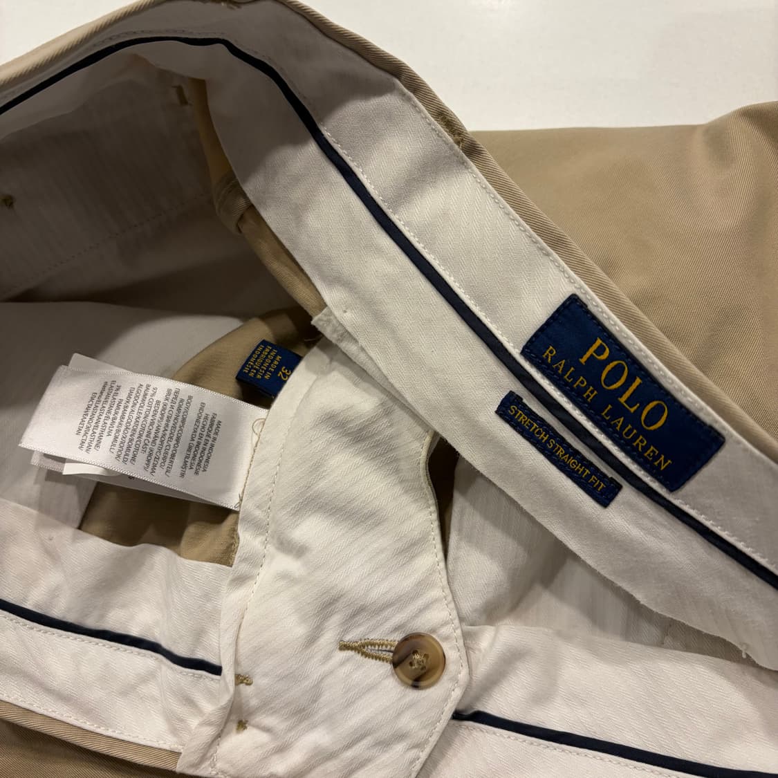 [32] 폴로랄프로렌 베이지 코튼 반바지 팬츠 C558 상품이미지4