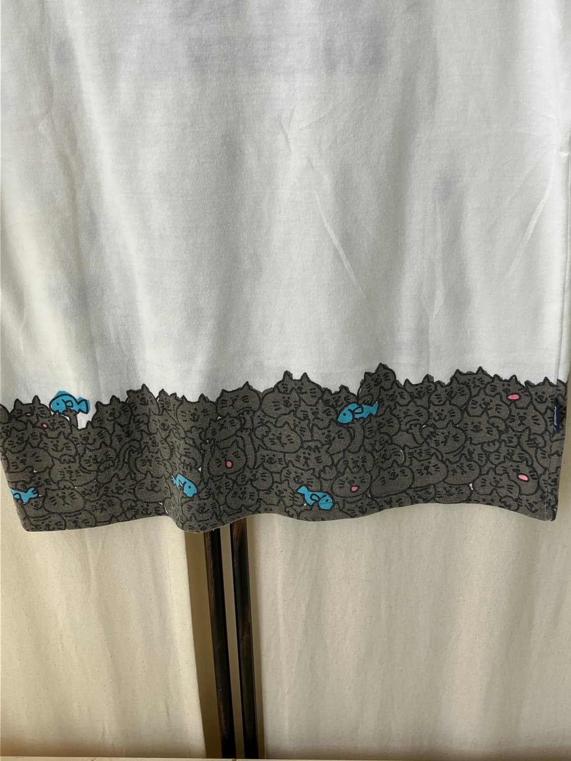 quirky cat printing half t-shirt 상품이미지6