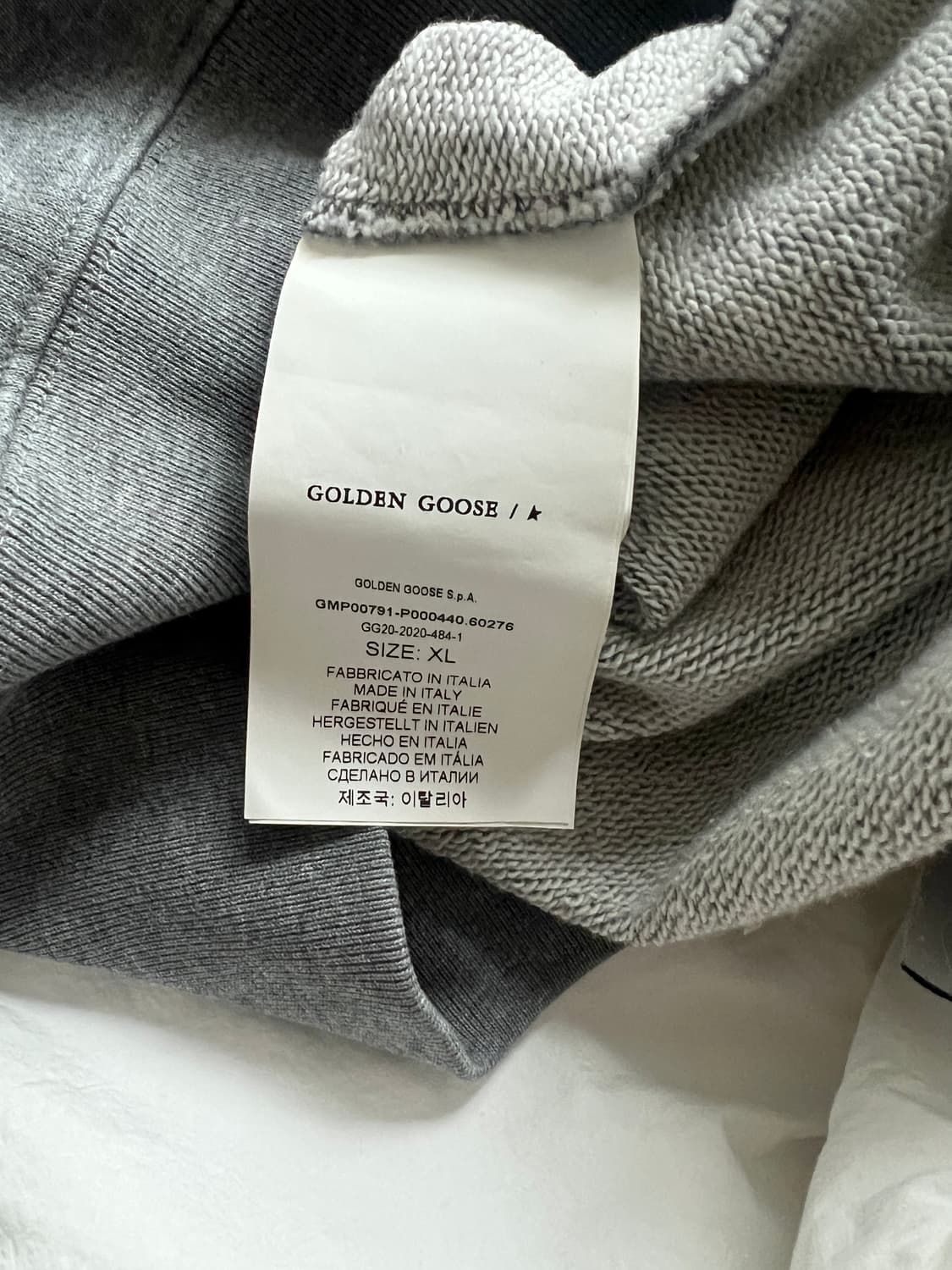 Golden Goose 스팽글 로고 맨투맨 (그레이) 상품이미지6