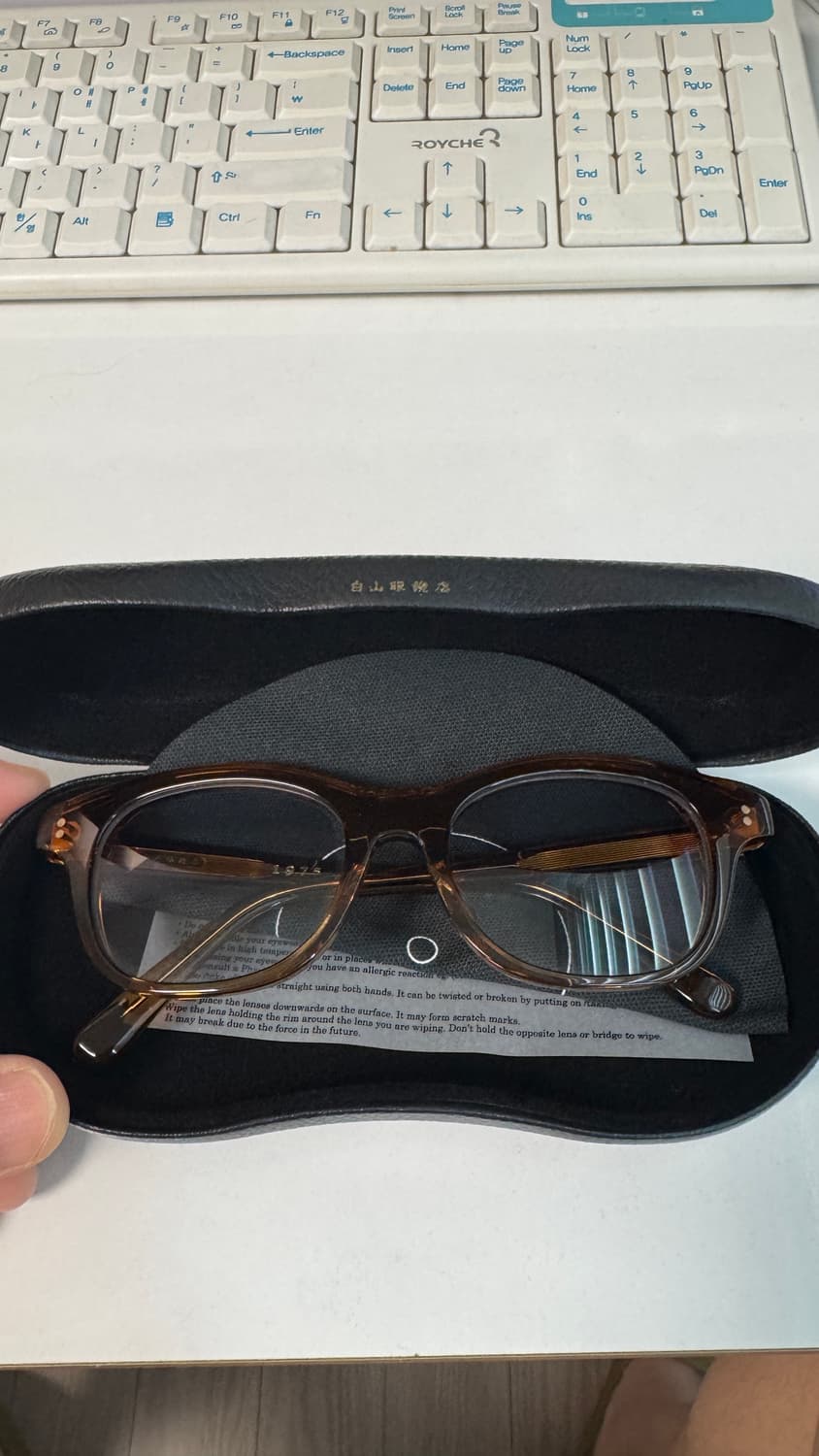 백산안경 행크 라이트브라운 상품이미지8