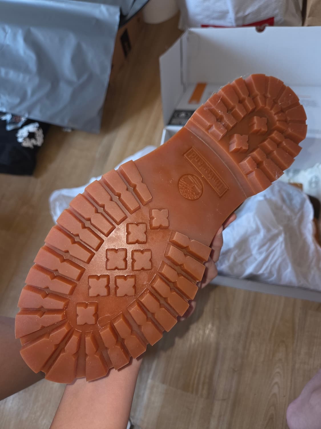 팀버랜드 프리미엄 6인치 워터프루프 부츠 위트 누벅 - 와이드 상품이미지3