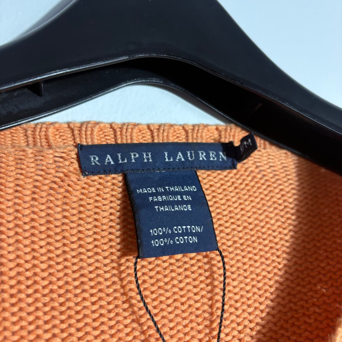 폴로 랄프로렌 오렌지 니트 스웨터 (무료배송) 상품이미지3