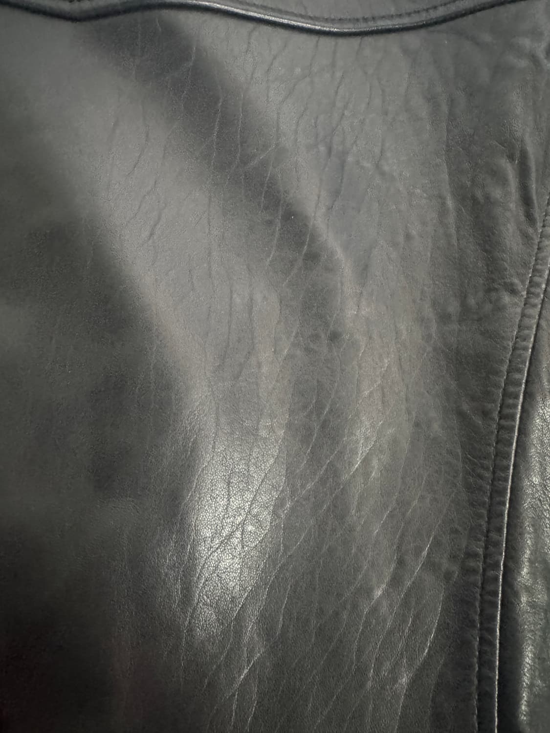 여성 비바스튜디오 리얼 레더 크롭 라이더 자켓 상품이미지6