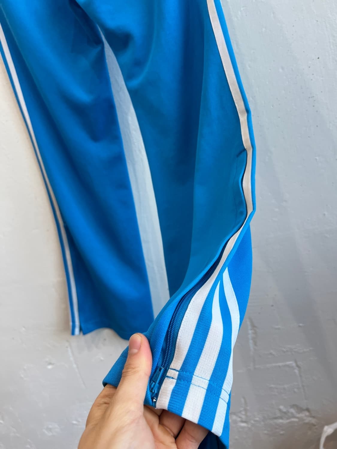 00s 아디다스 재팬 블루 파이어버드 트랙팬츠 상품이미지4