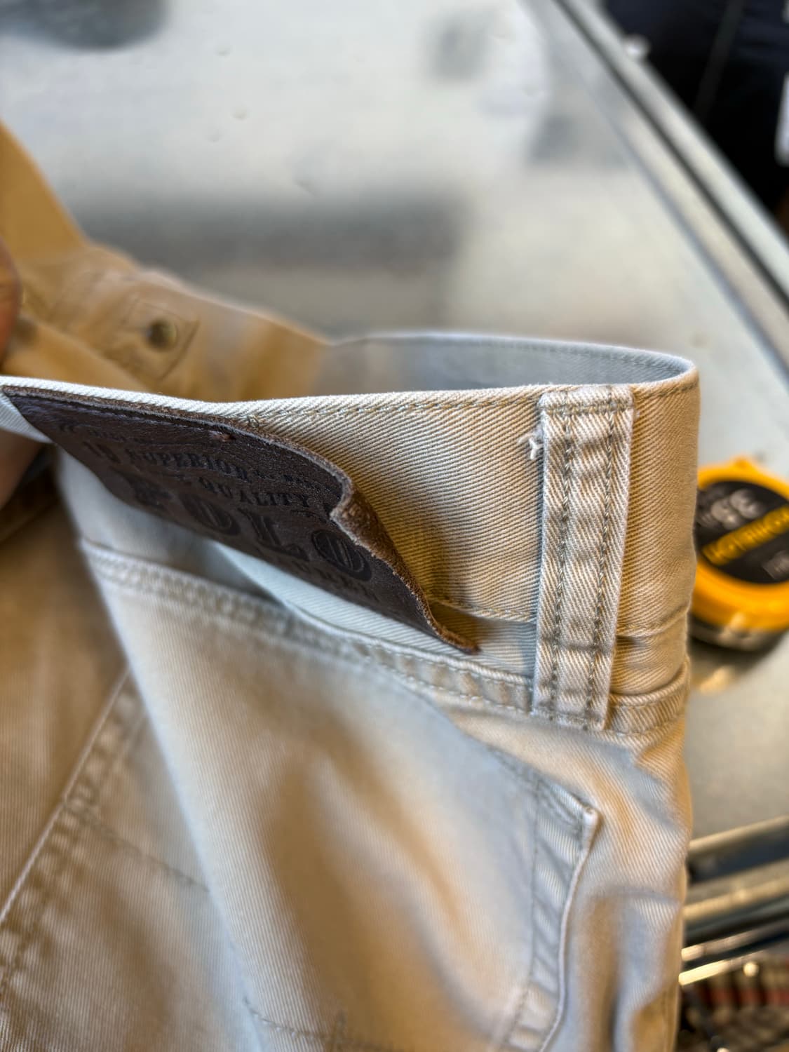 폴로 신형 라벨 가죽 탭 치노 상품이미지9