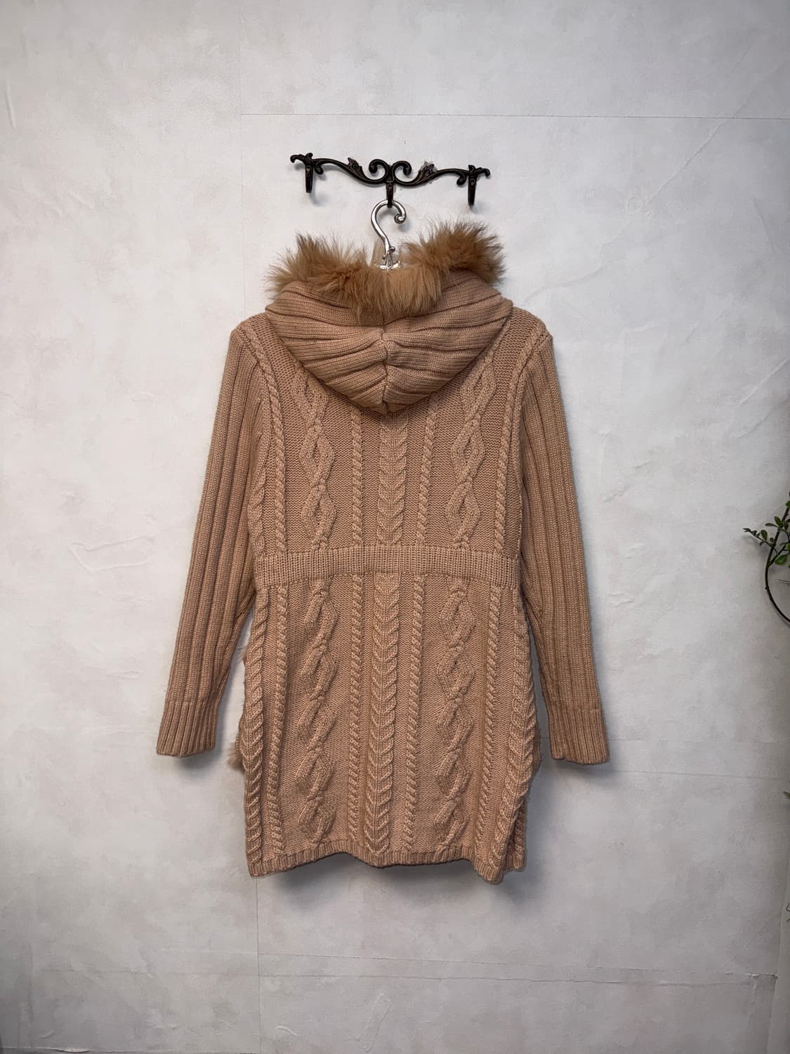 Baby pink fur pocket hood zipup ops jk 상품이미지3