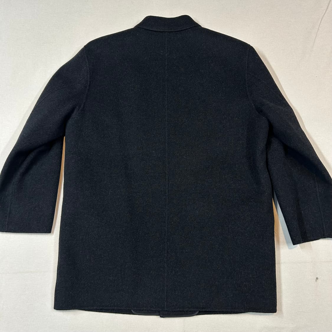 L) YSL 입생로랑 울 미디움 코트 자켓 블랙 상품이미지7