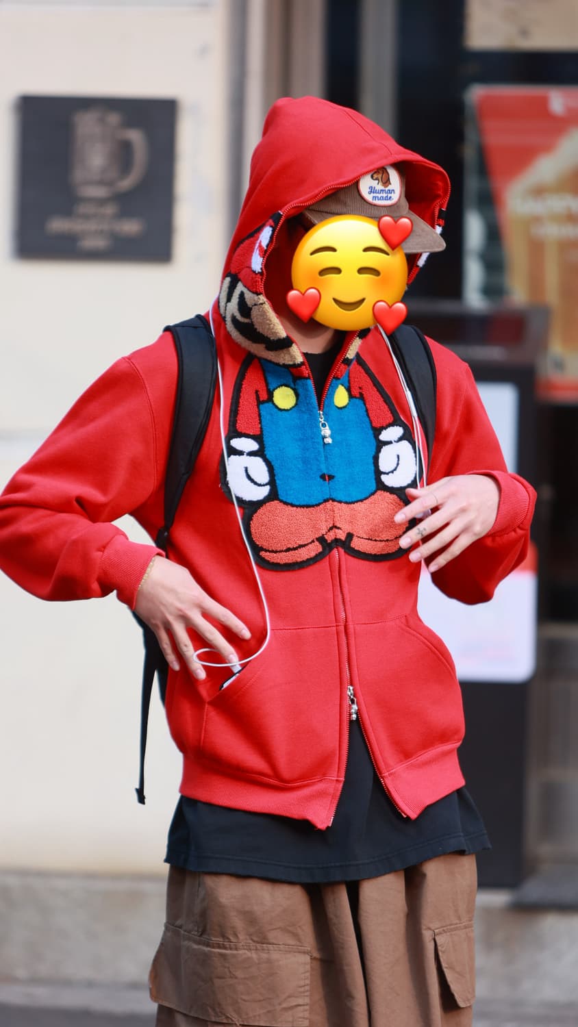 베이프 마리오 후드 집업 (L) 상품이미지3