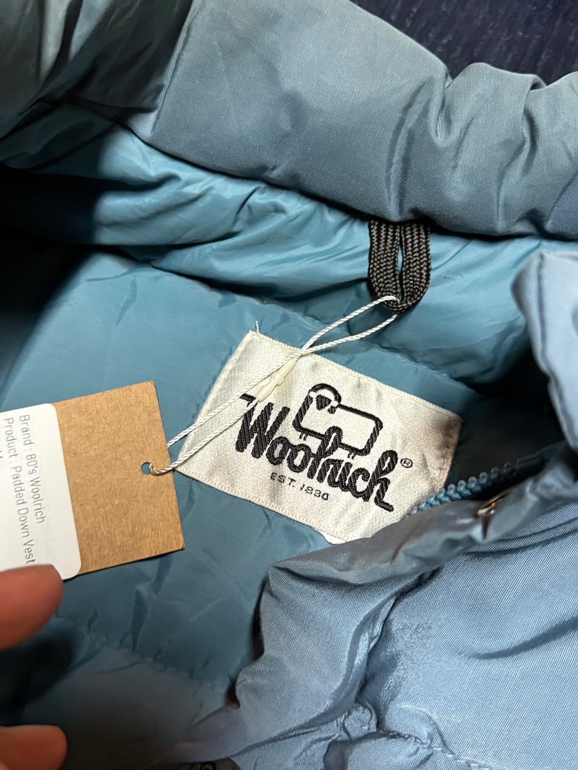 80‘s 울리치 패디드 다운 베스트 M 상품이미지6