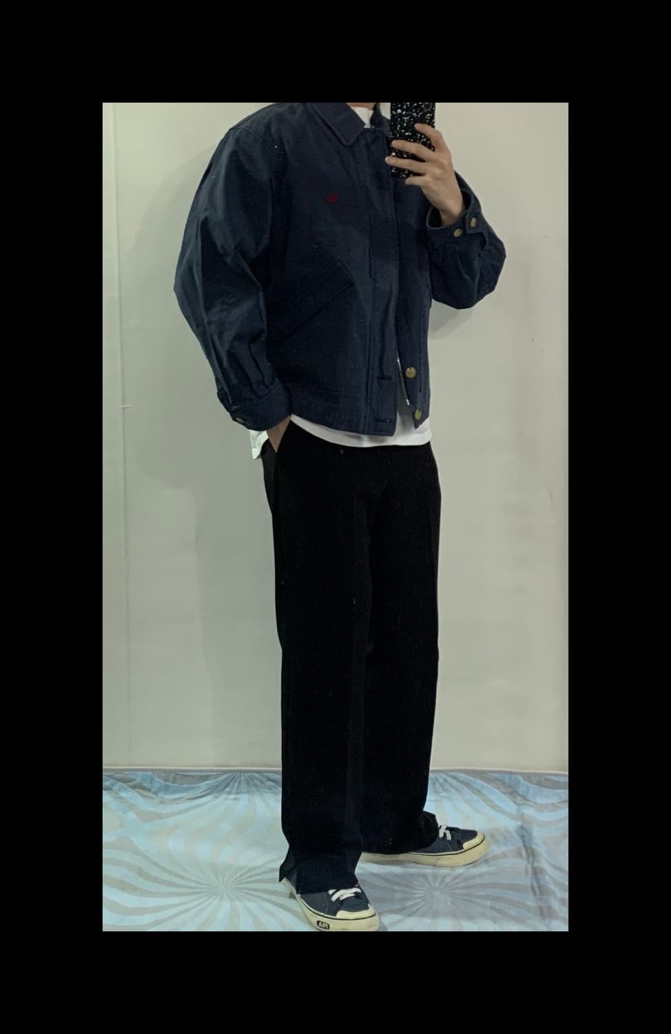 버버리 네이비 자켓(정품) 상품이미지3