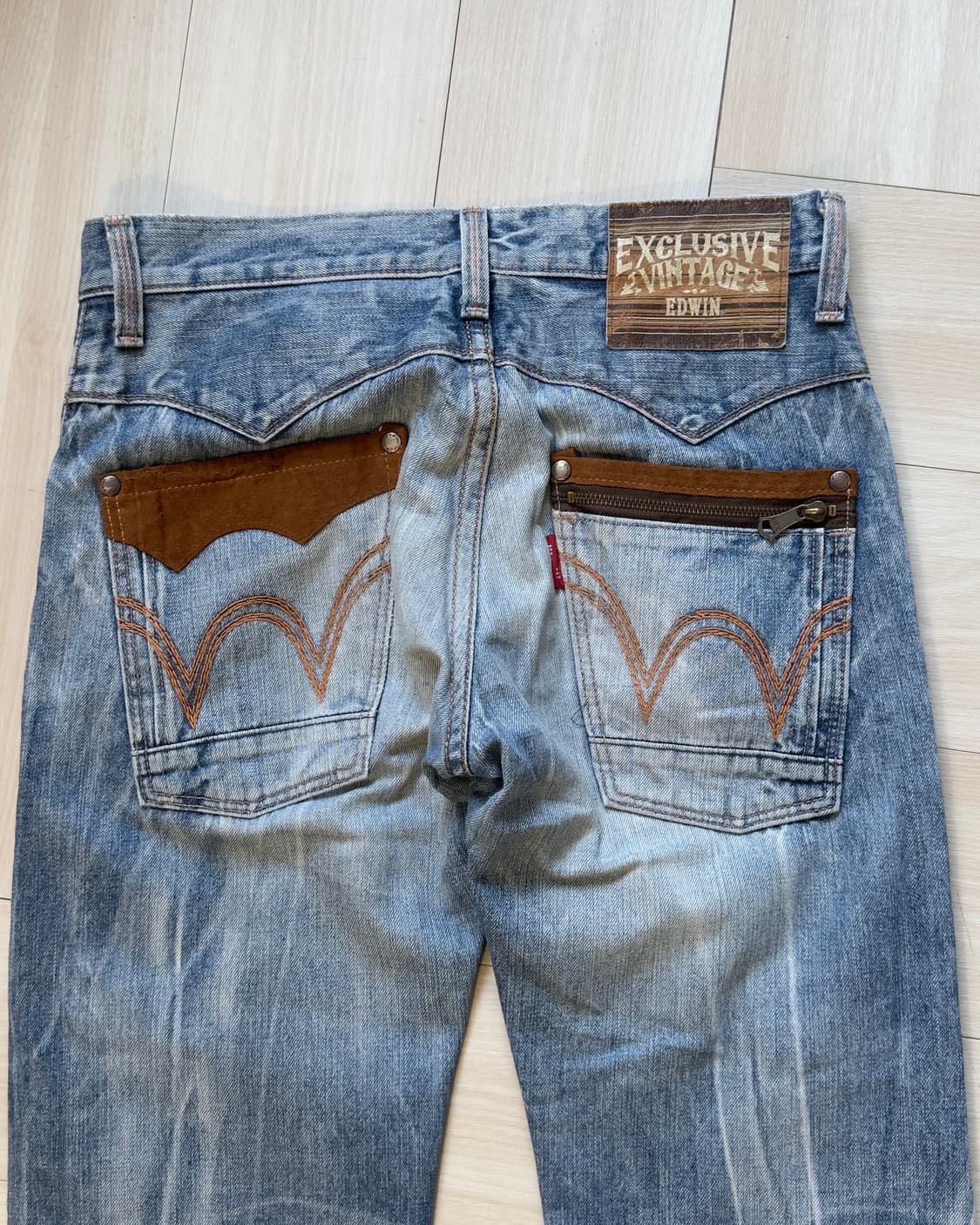 [EDWIN] EXS413 XV distressed denim pants 상품이미지8