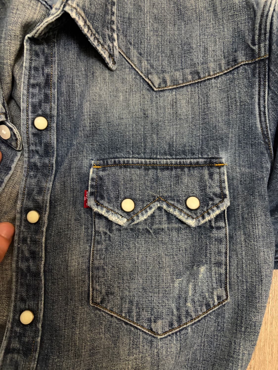 리바이스 쏘투스 웨스턴 데님 셔츠 M(95-100) 상품이미지9