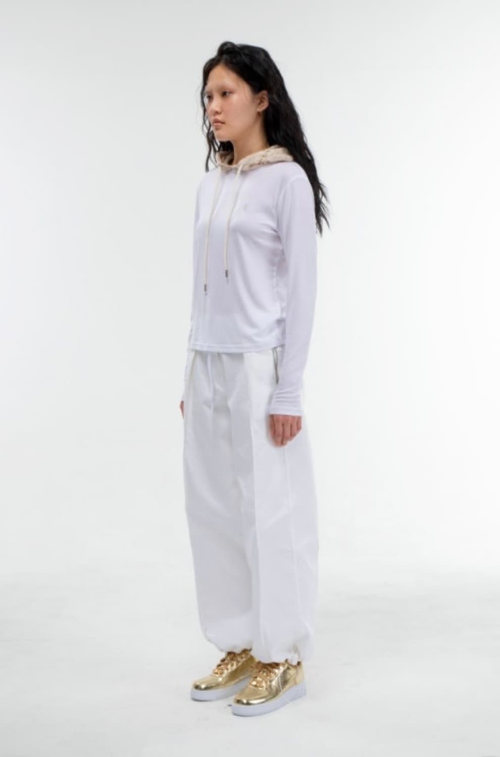 김미더영 니트 후드 상품이미지1