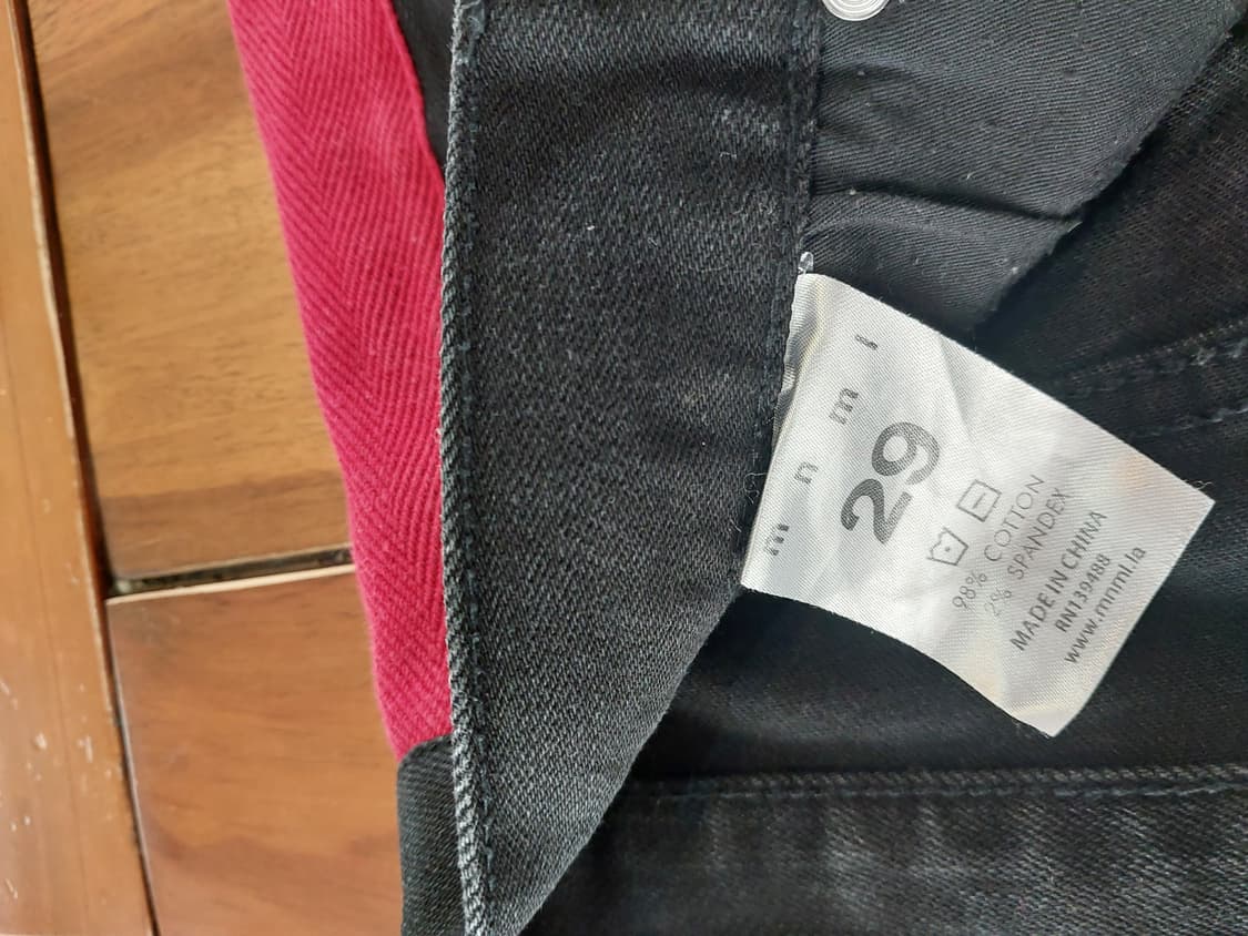 mnml  사이드라인 데님 팬츠 29사이즈 두벌 일괄 택포3만9천원 상품이미지3