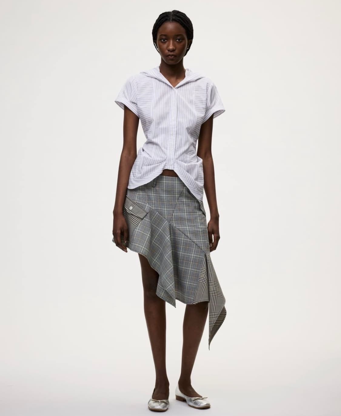 [34] RAVE REVIEW • MIRABELLE 스트라이프 후드 셔츠 상품이미지2