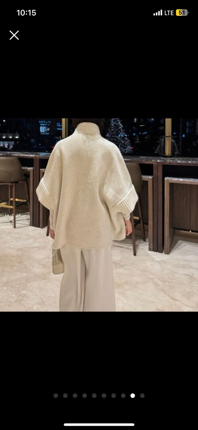 울 니트 하프코트 상품이미지9