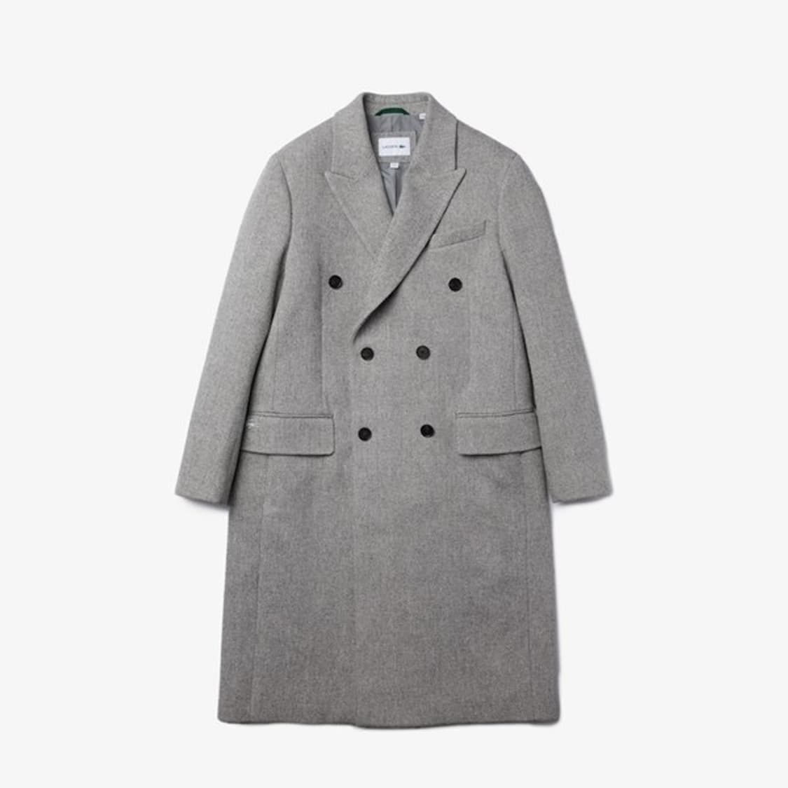 라코스테 헤링본 더블 코트 상품이미지1