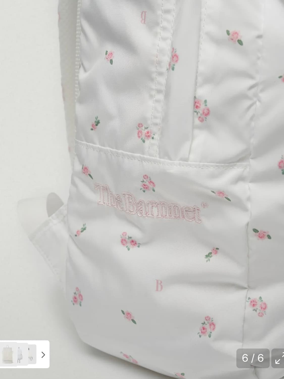 Rosie Flower Backpack 더바넷 플라워 백팩  상품이미지3