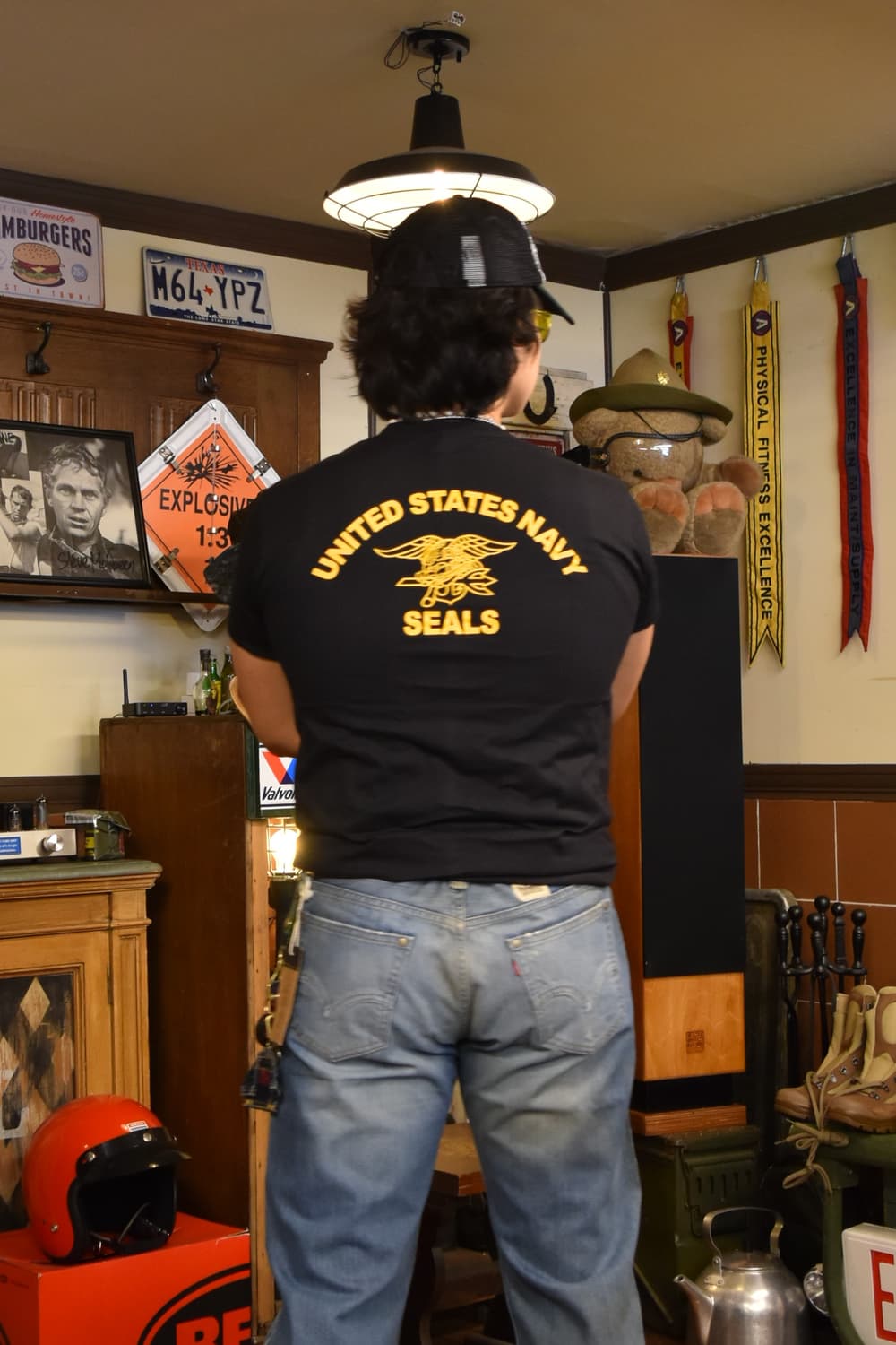 미군 네이비실 반팔 M~2XL 사이즈 블랙 / 그레이 / 카키 컬러 선택 상품이미지2