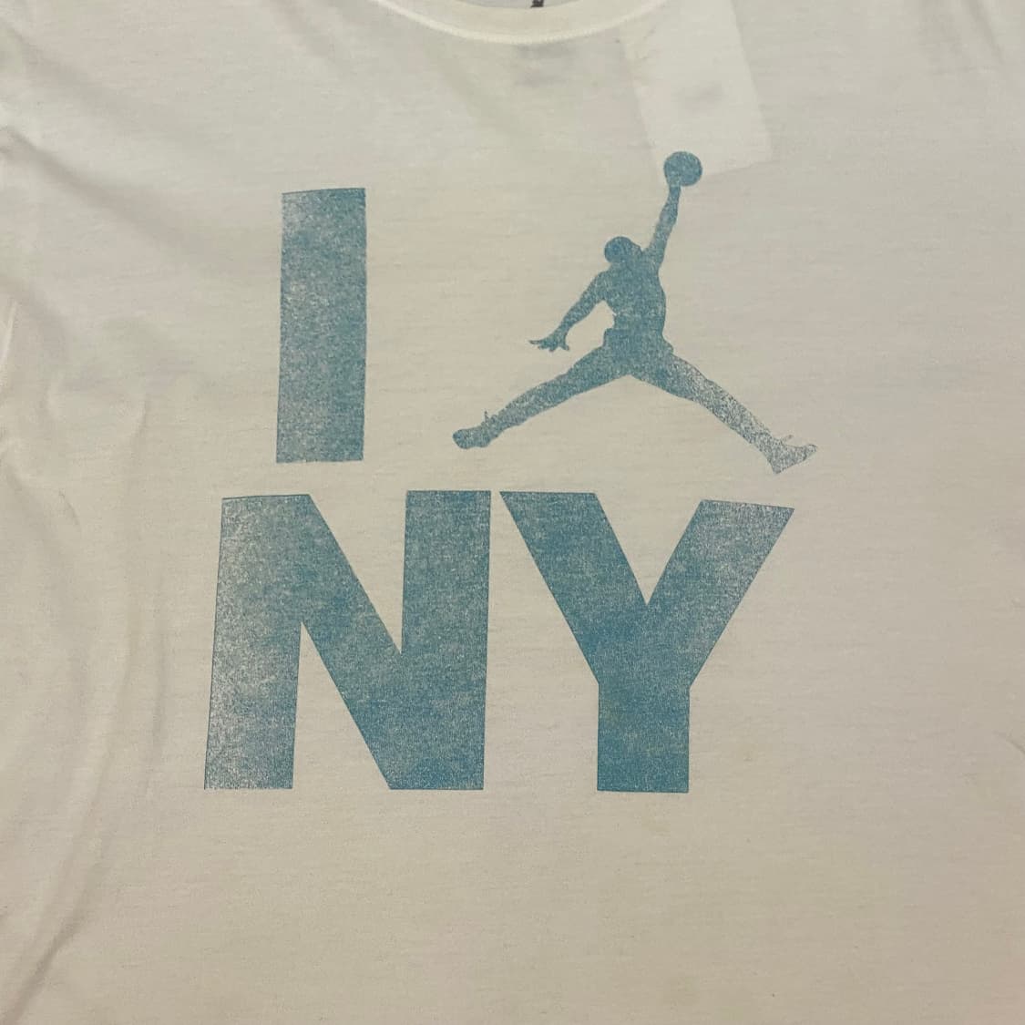 미국 빈티지 조던 I NY 프린팅 반팔티 스포츠티 상품이미지3