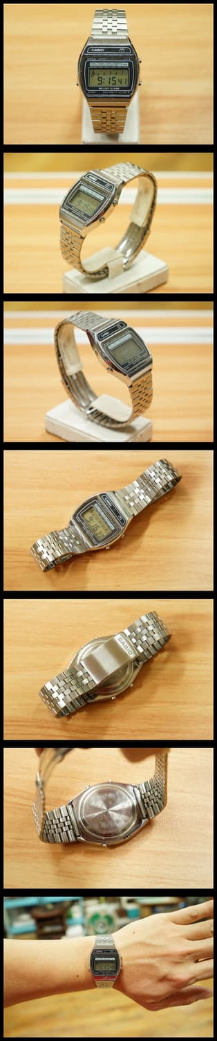 80s 카시오 m-1230 멜로디 알람 디지털 시계 상품이미지2