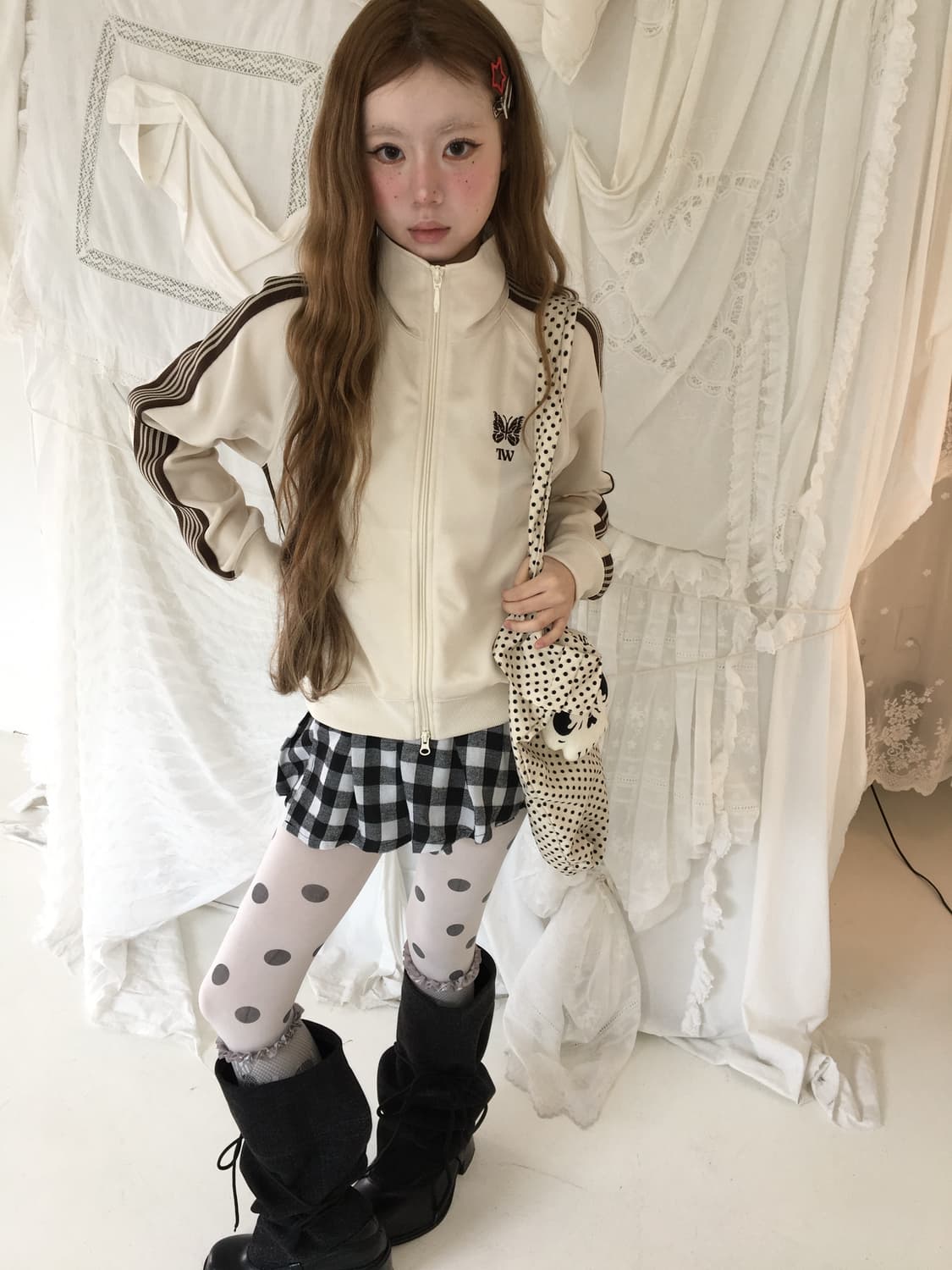 니들스tw 크림초코져지 상품이미지4