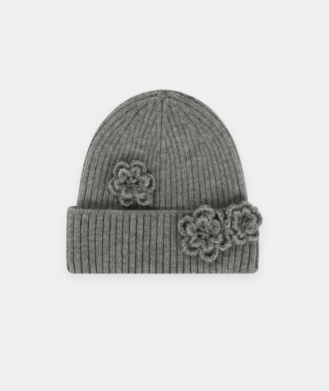 시눈 비니 Flower Beanie (Melange Grey) 상품이미지1