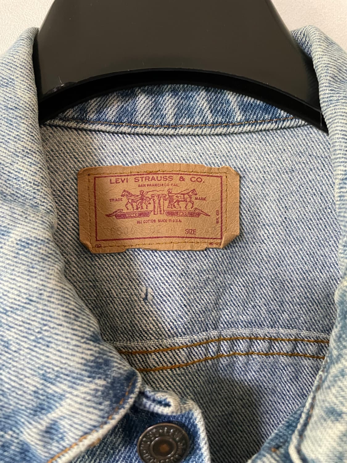 USA 리바이스 연청 데님자켓 상품이미지4