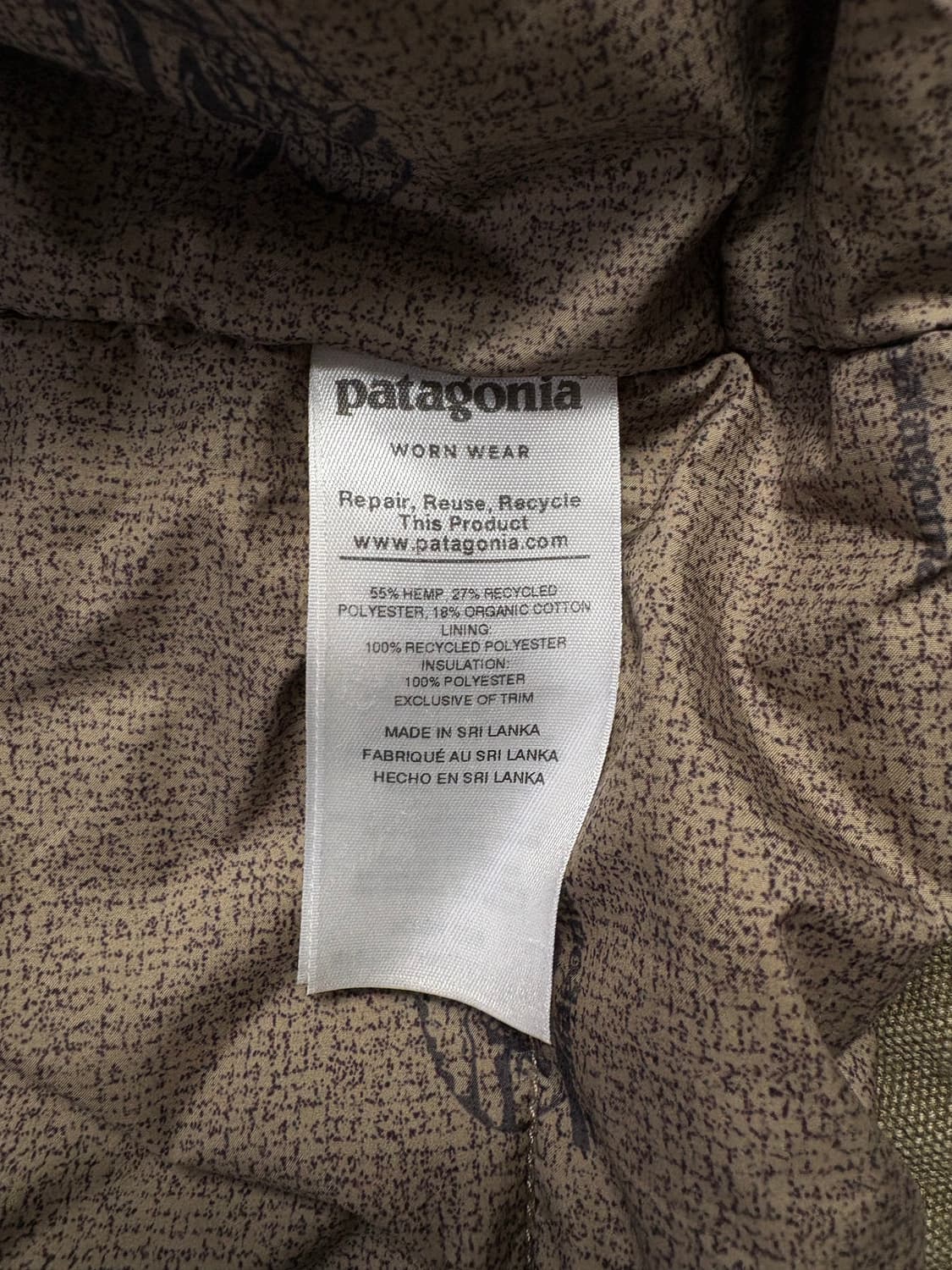 Patagonia 파타고니아 아이언포지 헴프 캔버스 워크자켓 M 상품이미지7