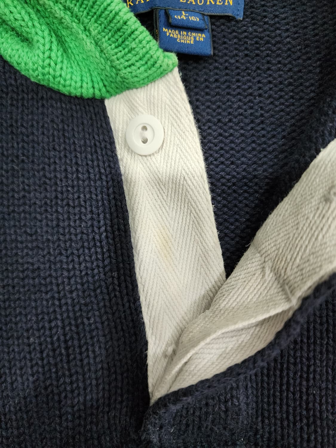 폴로 랄프로렌 하프단추 니트 후드 상품이미지5