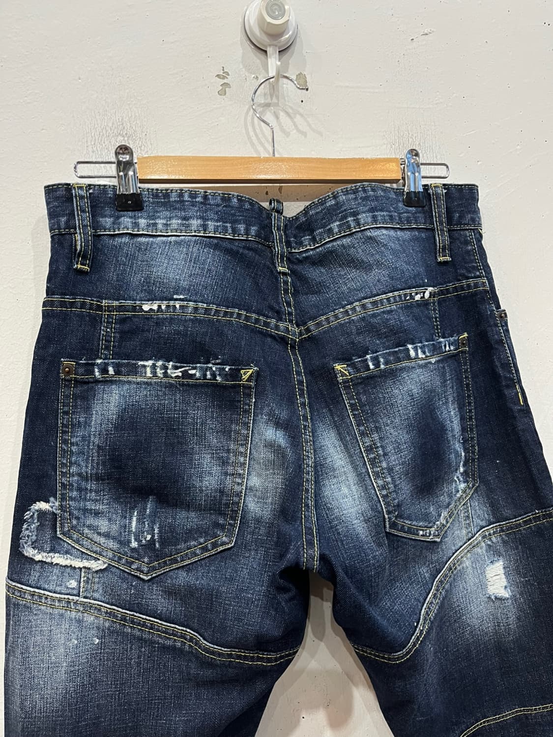 디스퀘어드2 페인팅 디스 데님팬츠 32 상품이미지6