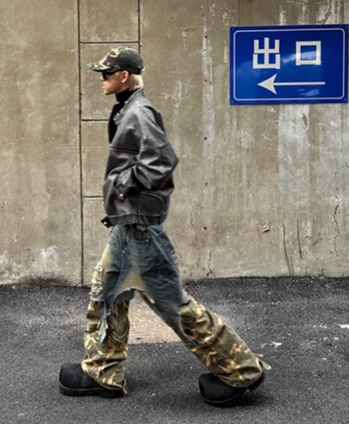 KLICK CLAK 하이브리드 카모 플레어 팬츠 상품이미지5