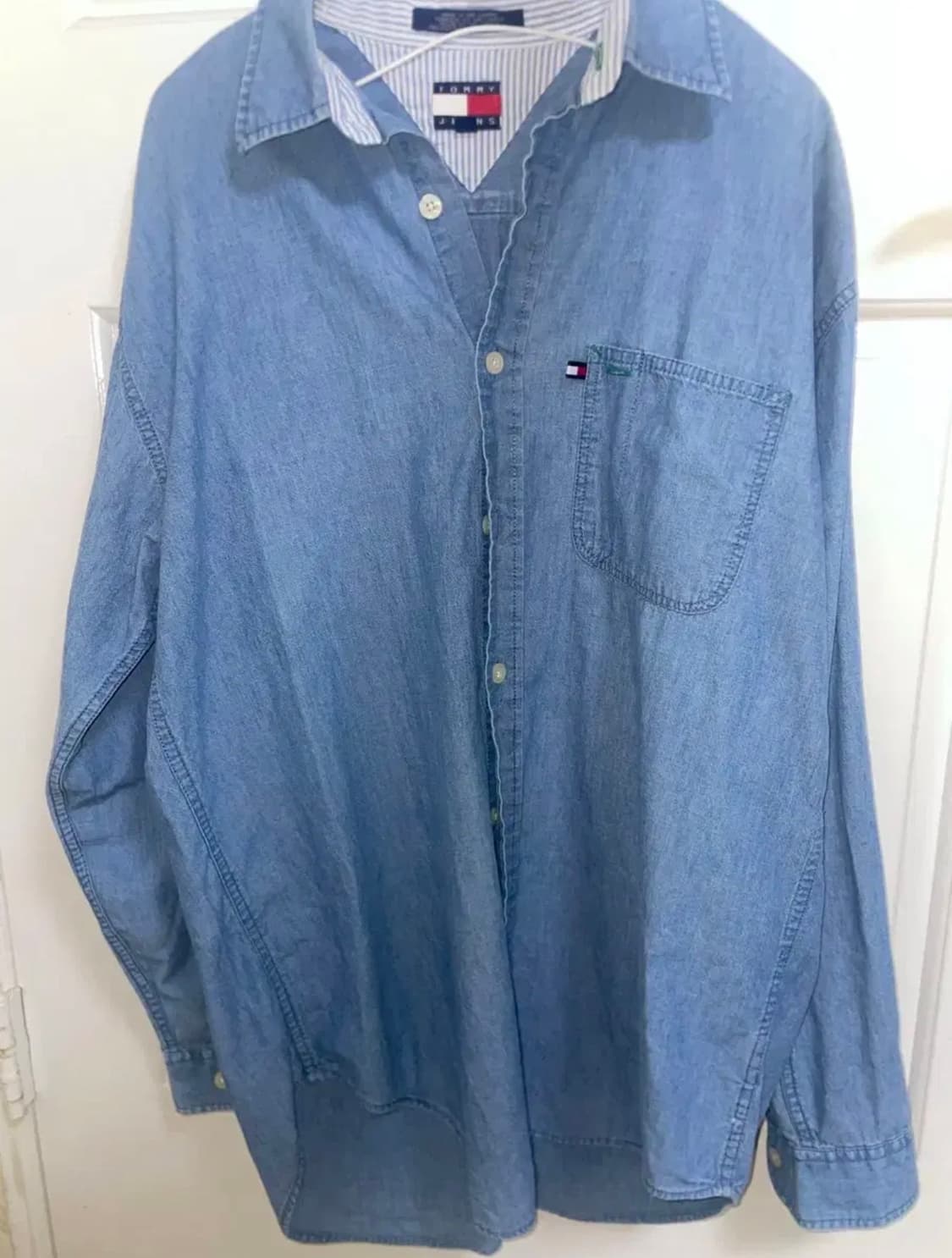 TOMMY JEANS 타미진스 데님 셔츠 denim shirt 상품이미지1