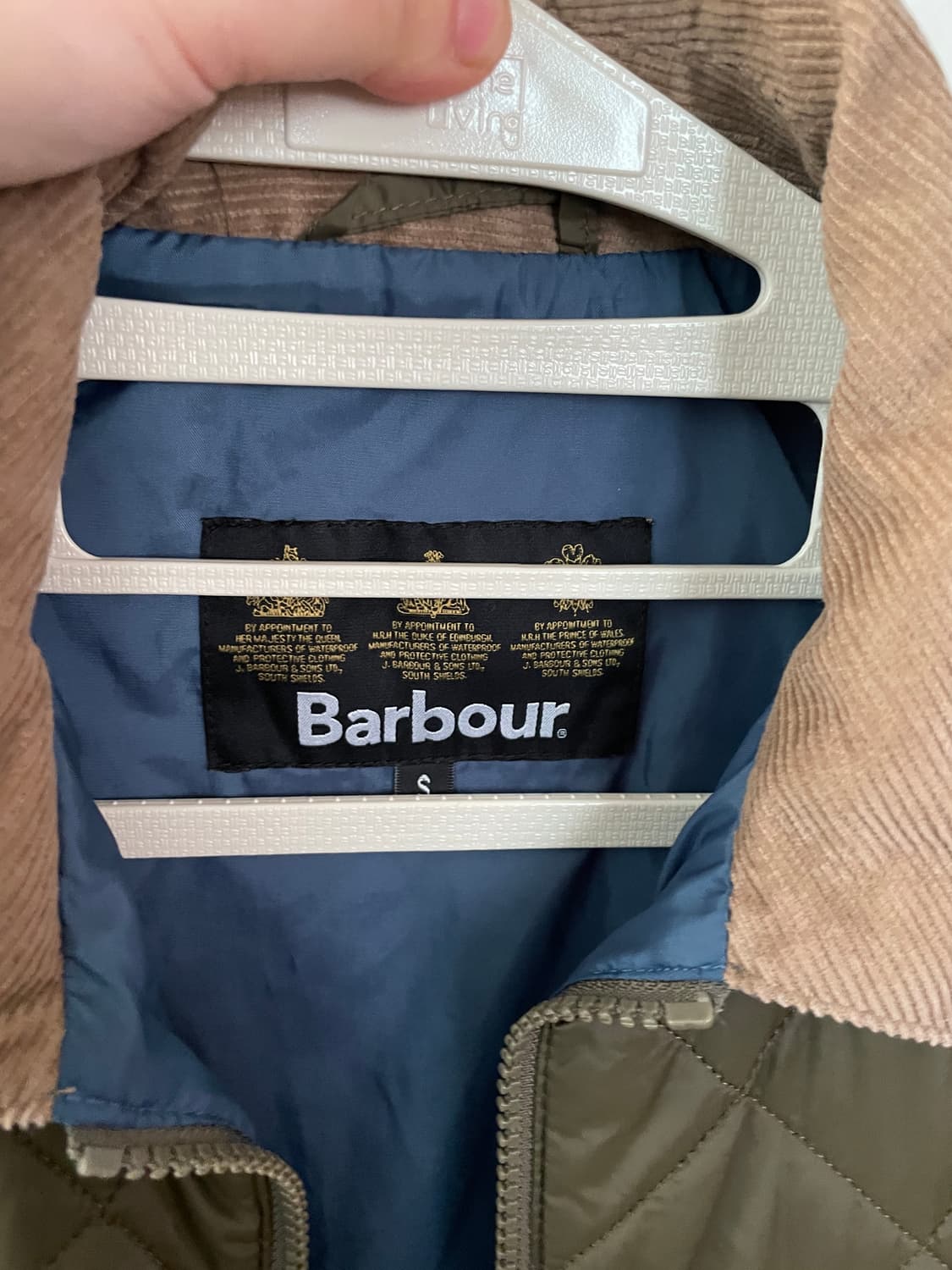 바버 경량 퀼팅 자켓S 상품이미지7