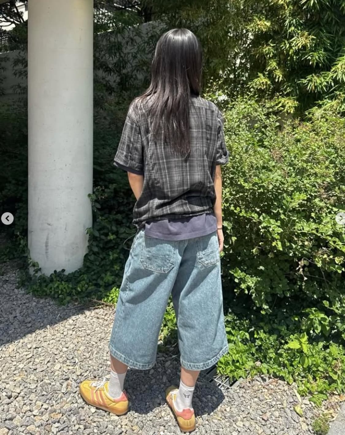 [3] 해칭룸 Shirket Over Dyed Check Charcoal 상품이미지7