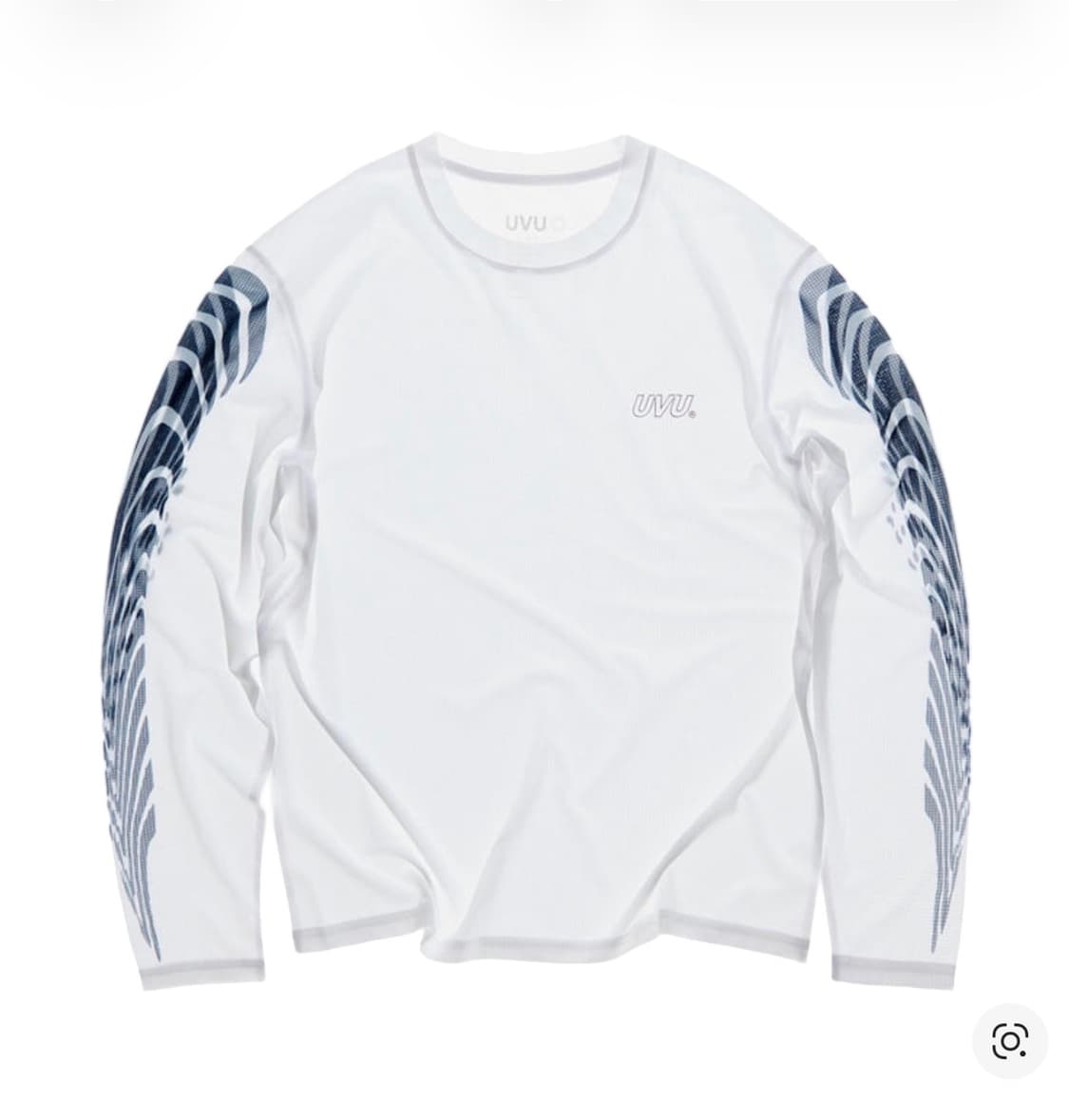 (새상품)UVU 서울 '26 메쉬 롱슬리브 러닝 탑 화이트 상품이미지1