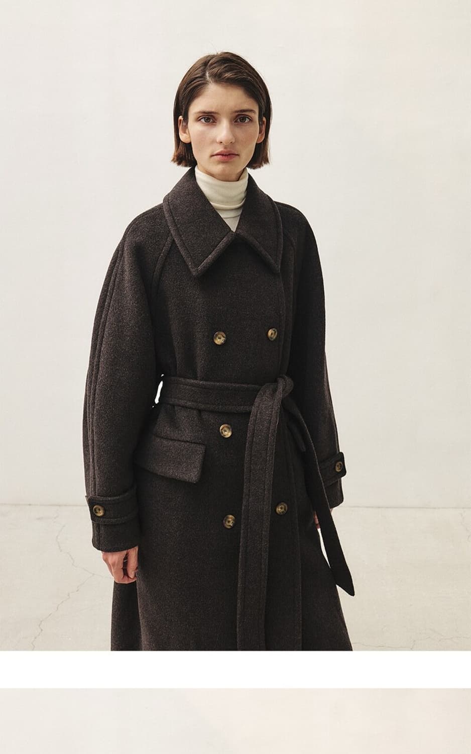 모한 TTW CASHMERE DOUBLE WOOL COAT 울코트 상품이미지4