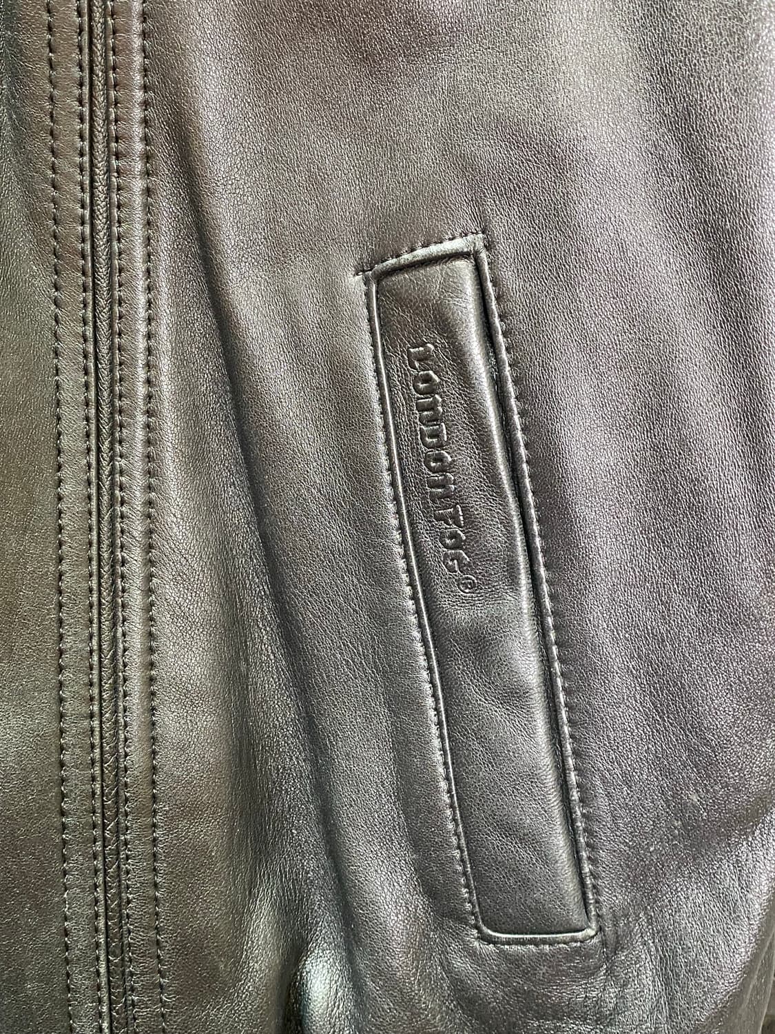 런던포그 산양가죽 봄버 자켓 상품이미지4