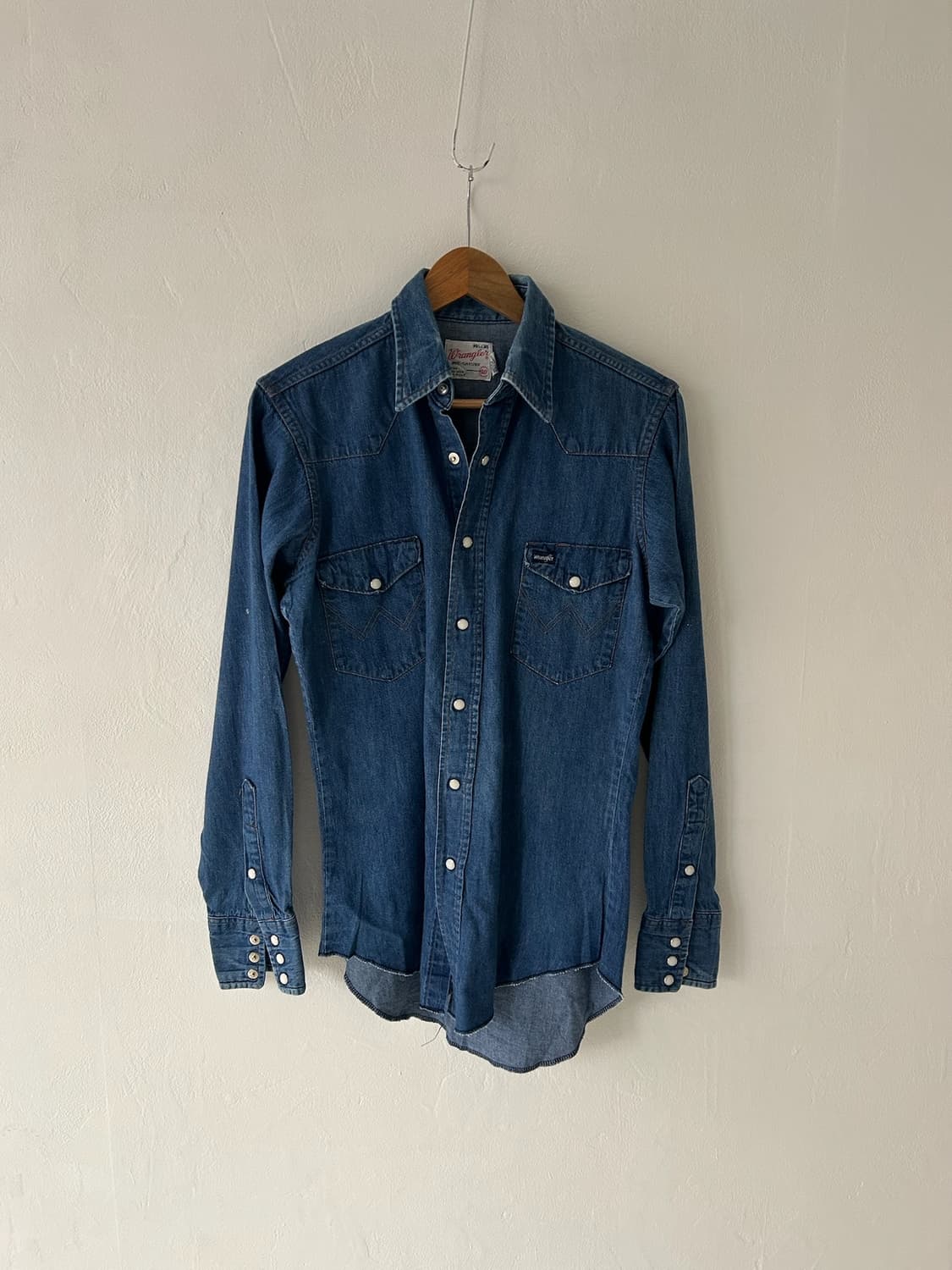 80-90s vtg Wrangler Denim Western shirt. 상품이미지1