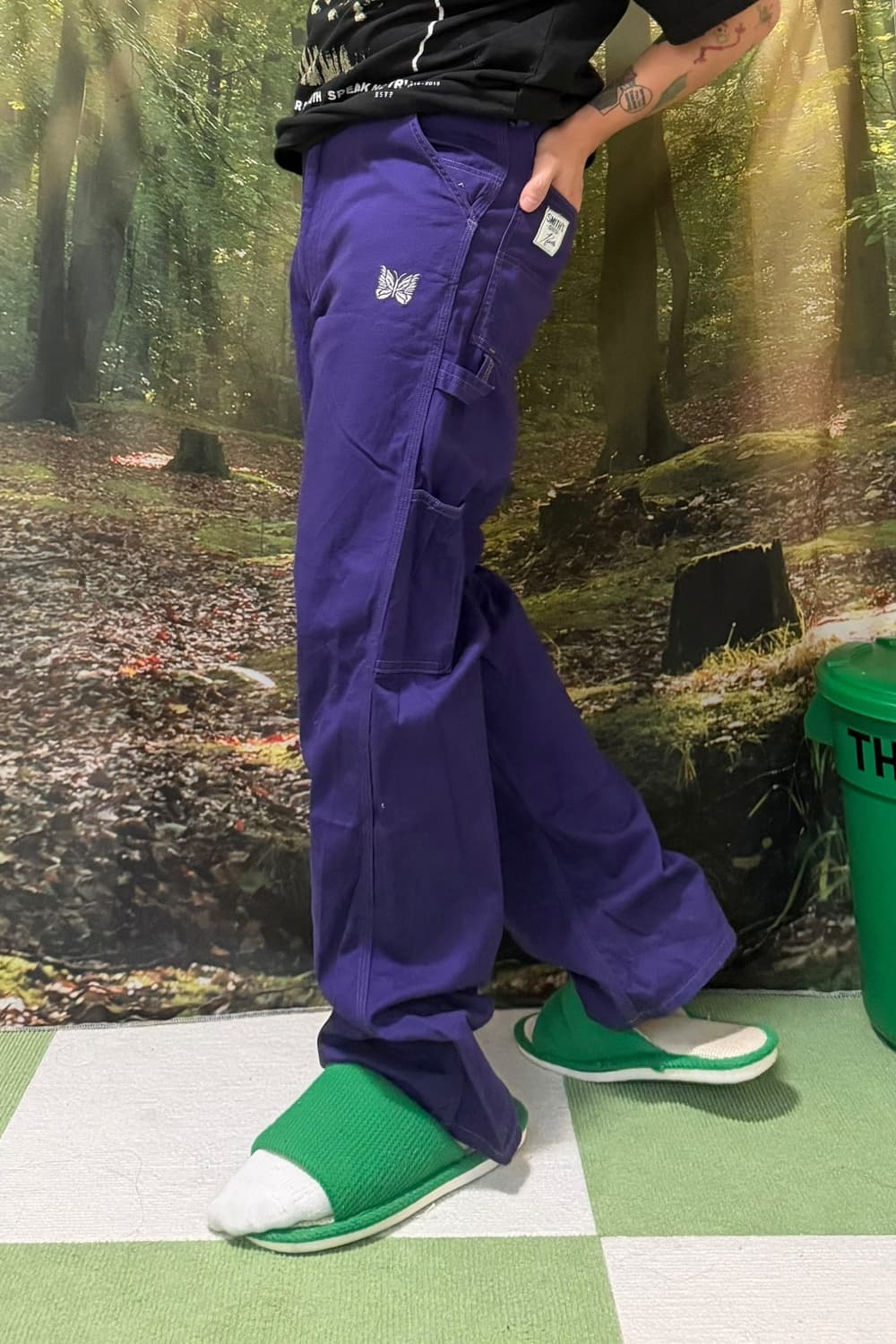 니들스 스미스 퍼플 빠삐용 카펜더 팬츠 상품이미지1