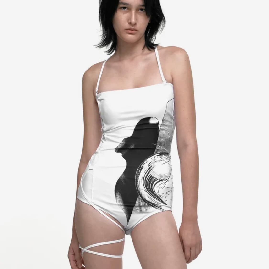 나체 COSMIC SWIM SUIT WHITE 상품이미지1