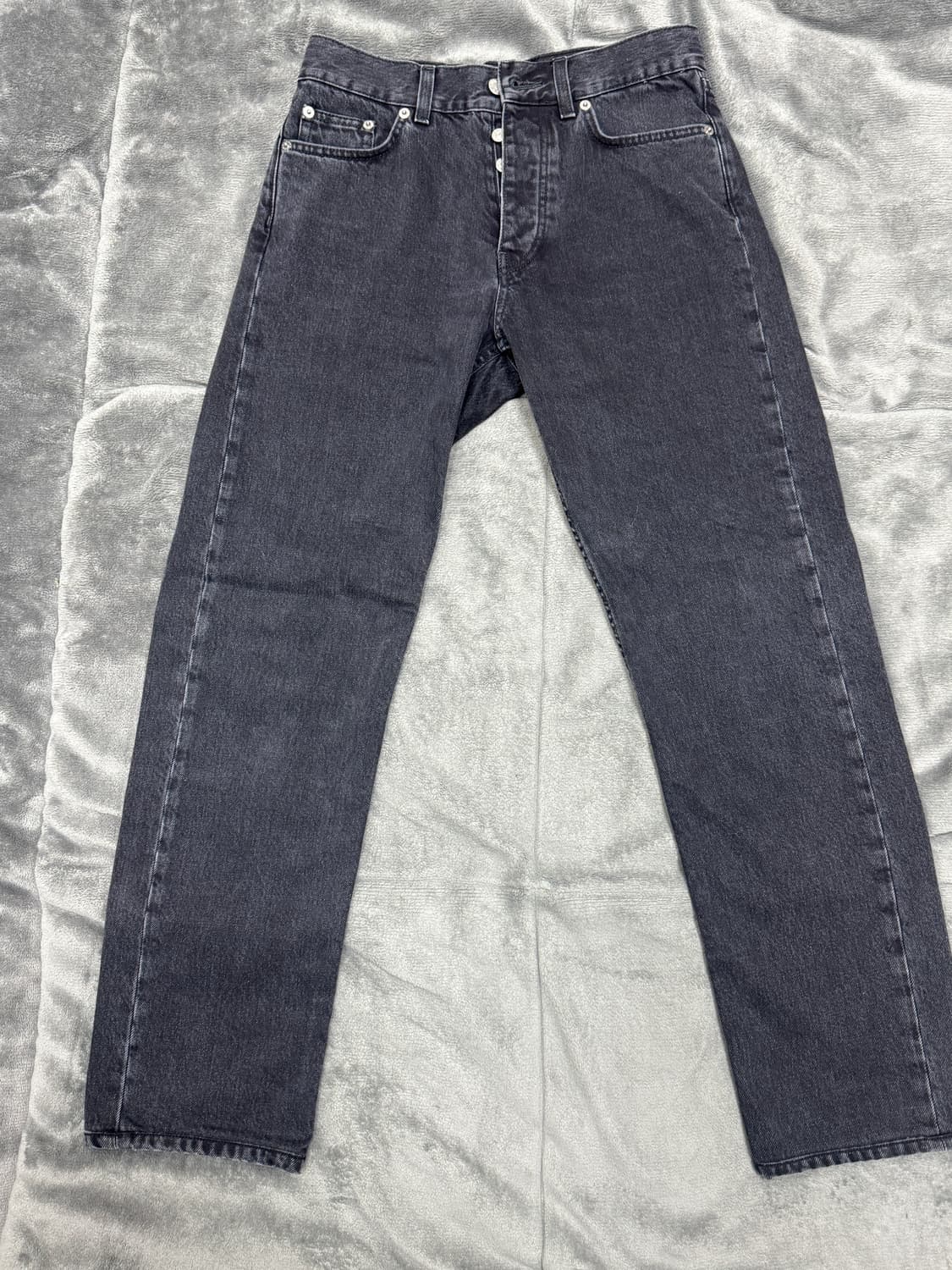 선플라워 스트레이트 데님팬츠 상품이미지1