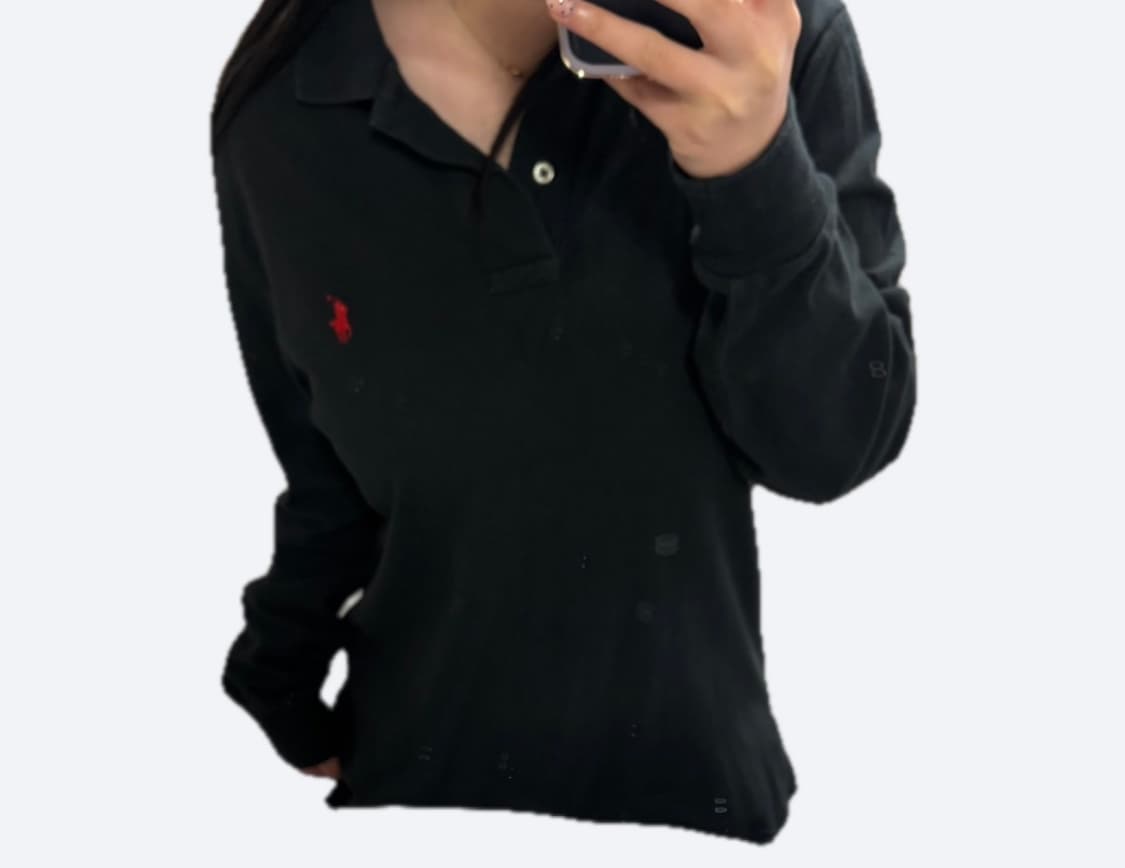 🖤폴로 랄프로렌 레드포니 블랙 롱슬리브 카라티 PK🖤 상품이미지1