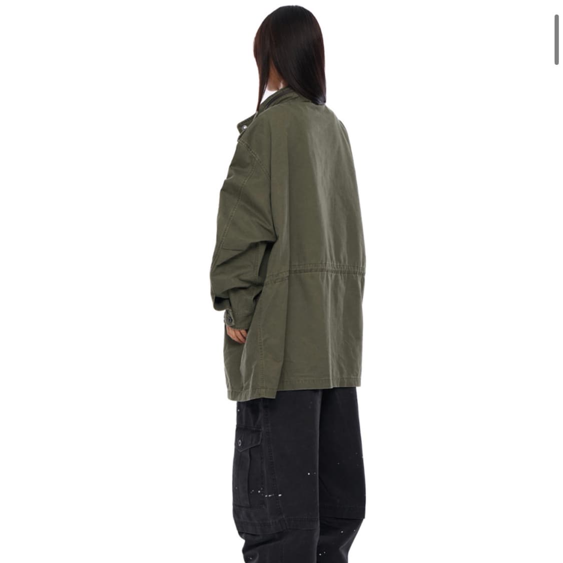 Aakam Washed Field Jacket (Khaki) 상품이미지4
