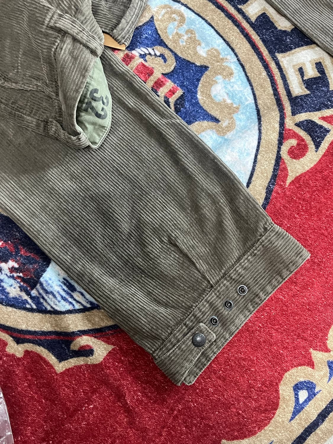 RRL 플리츠 코듀로이 팬츠 더블알엘  상품이미지4