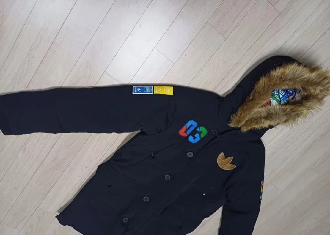 아디다스 불꽃패치  덕다운패딩 상품이미지2